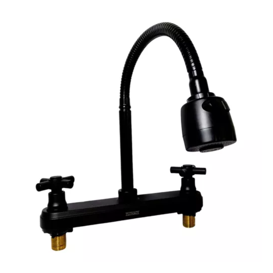 Mezcladora Para Fregadero Negro Mate 8