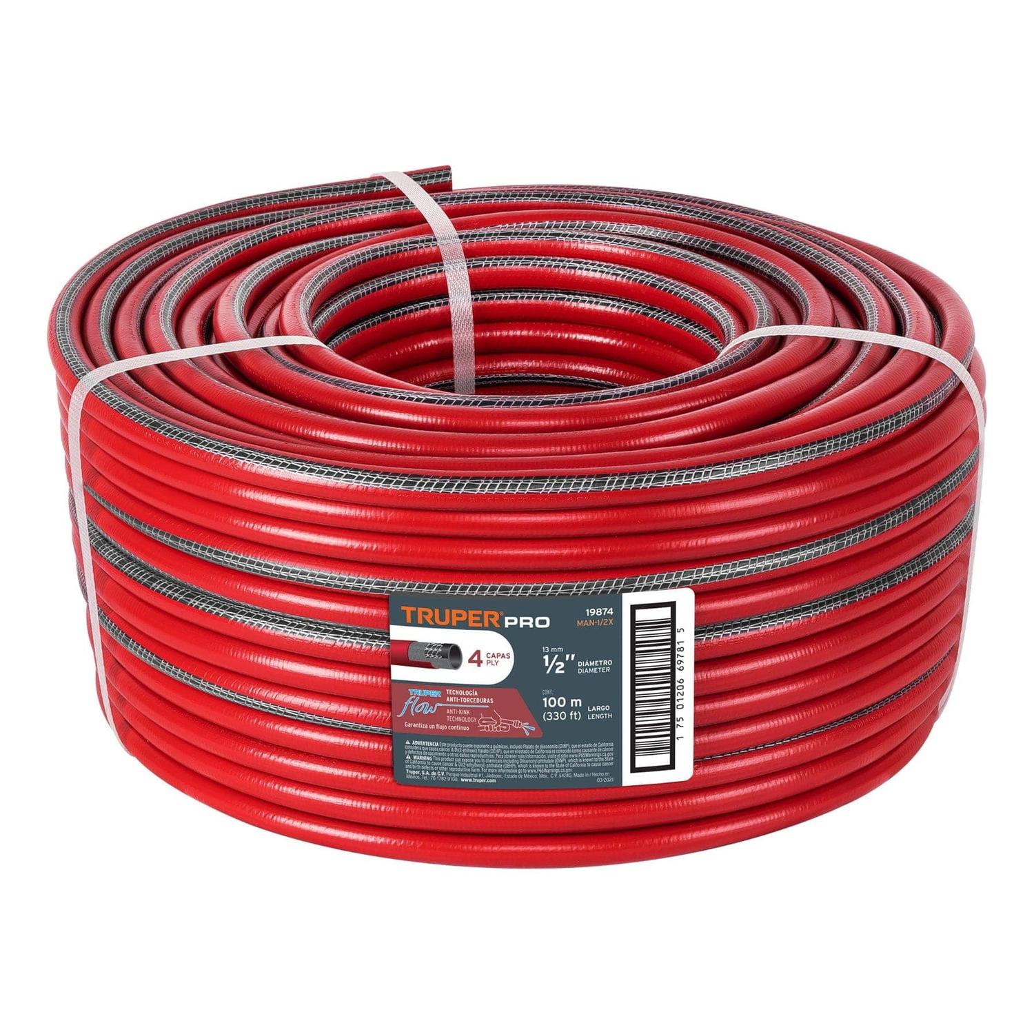 Manguera 4 Capas 100 Metros TRUPER (MAN-5/8X) (19873)