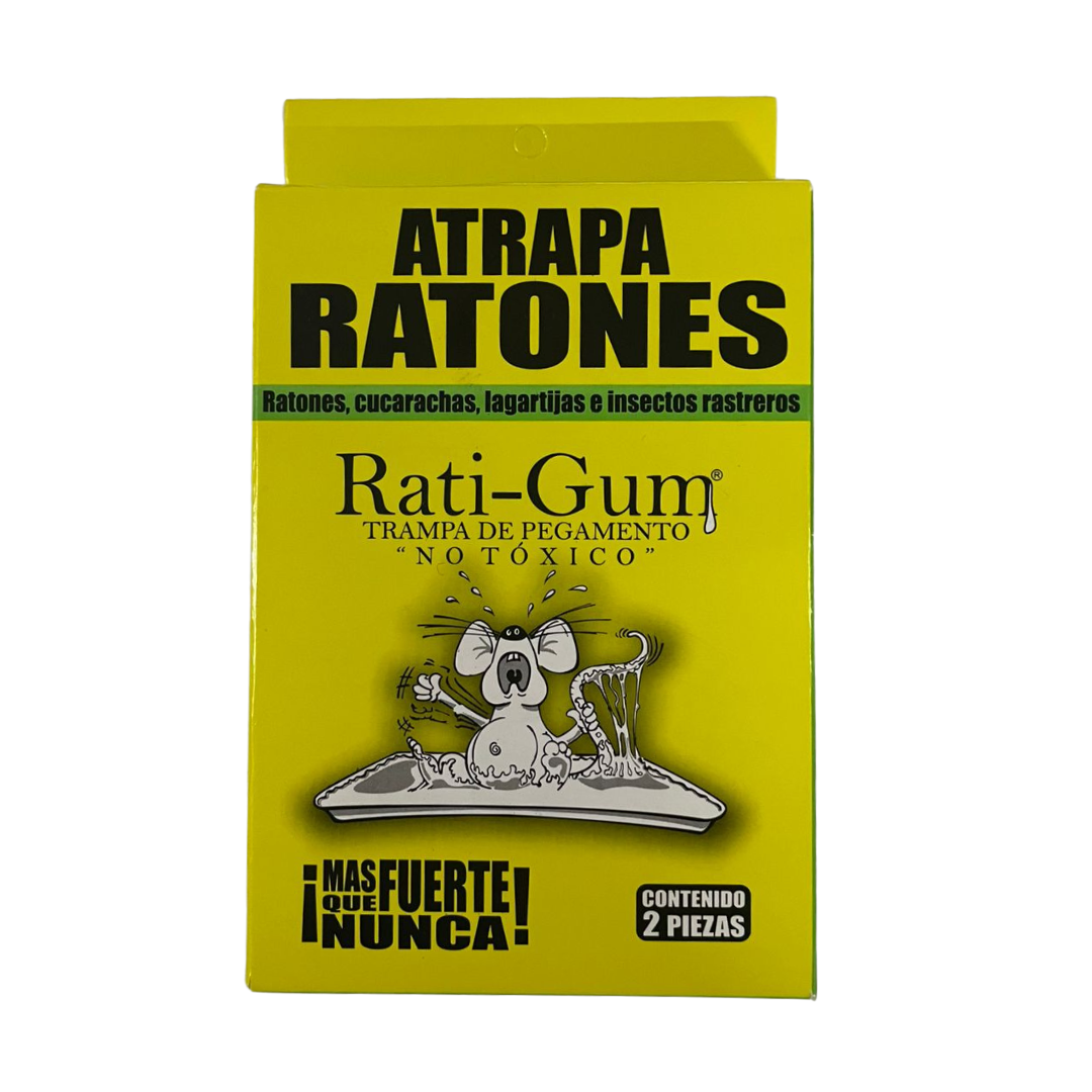Charola Plástica Atrapa Ratones Chica RATIGUM (1174-2)
