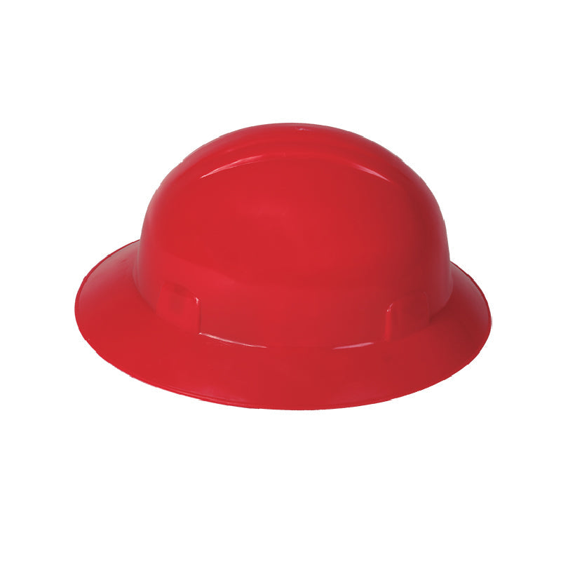 Casco Rojo Ala Ancha  Plastico FORTE (CAS-ALA-ROJ)