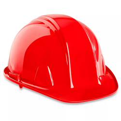 Casco Rojo Plástico FORTE (CASCOM/R)