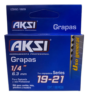 Grapa Serie 19-21 De 1/4" AKSI 109209