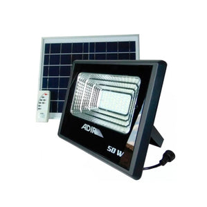 Reflector Led Con Panel Solar 50W ADIR 6289