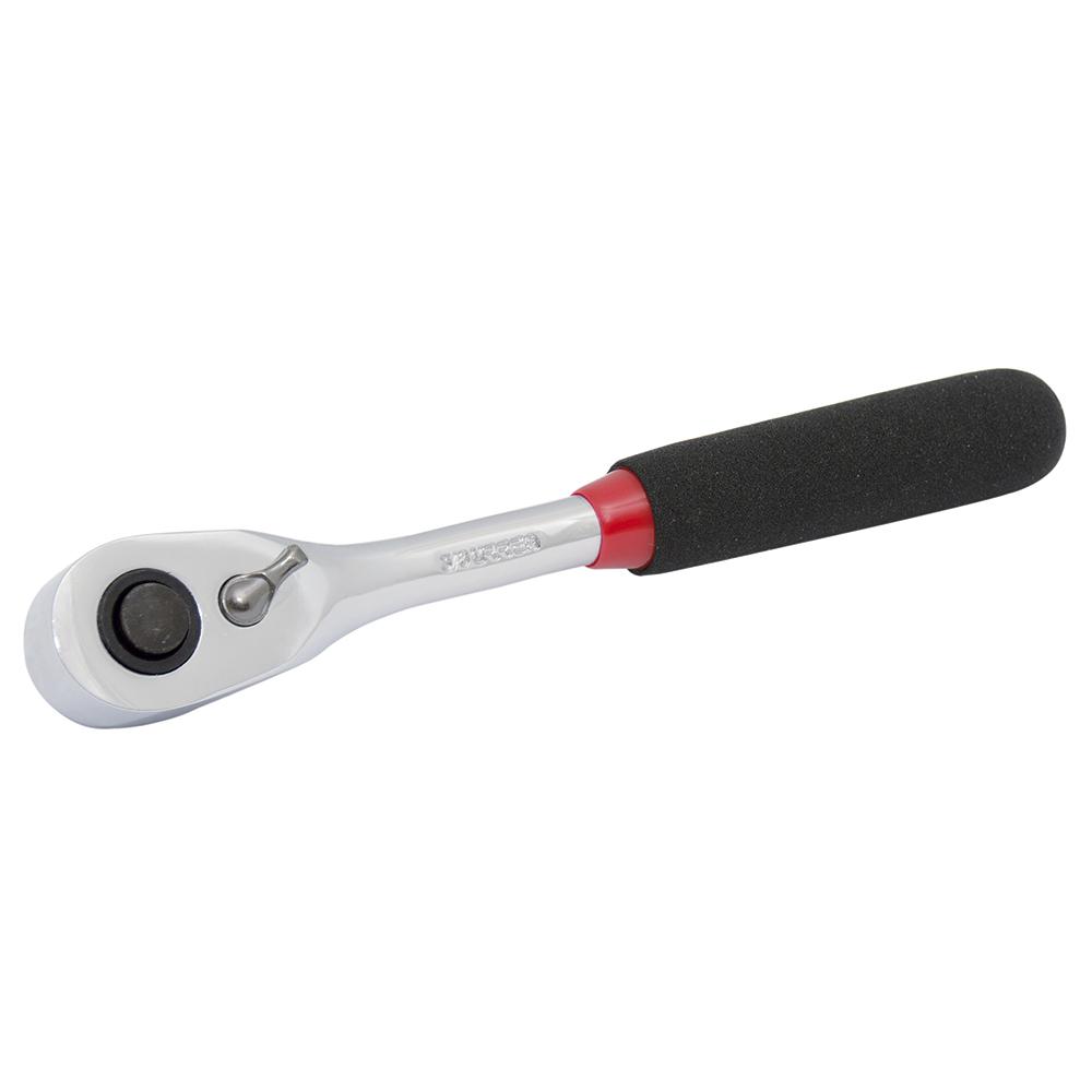 Matraca Reversible Rubber Grip Ent 3/8