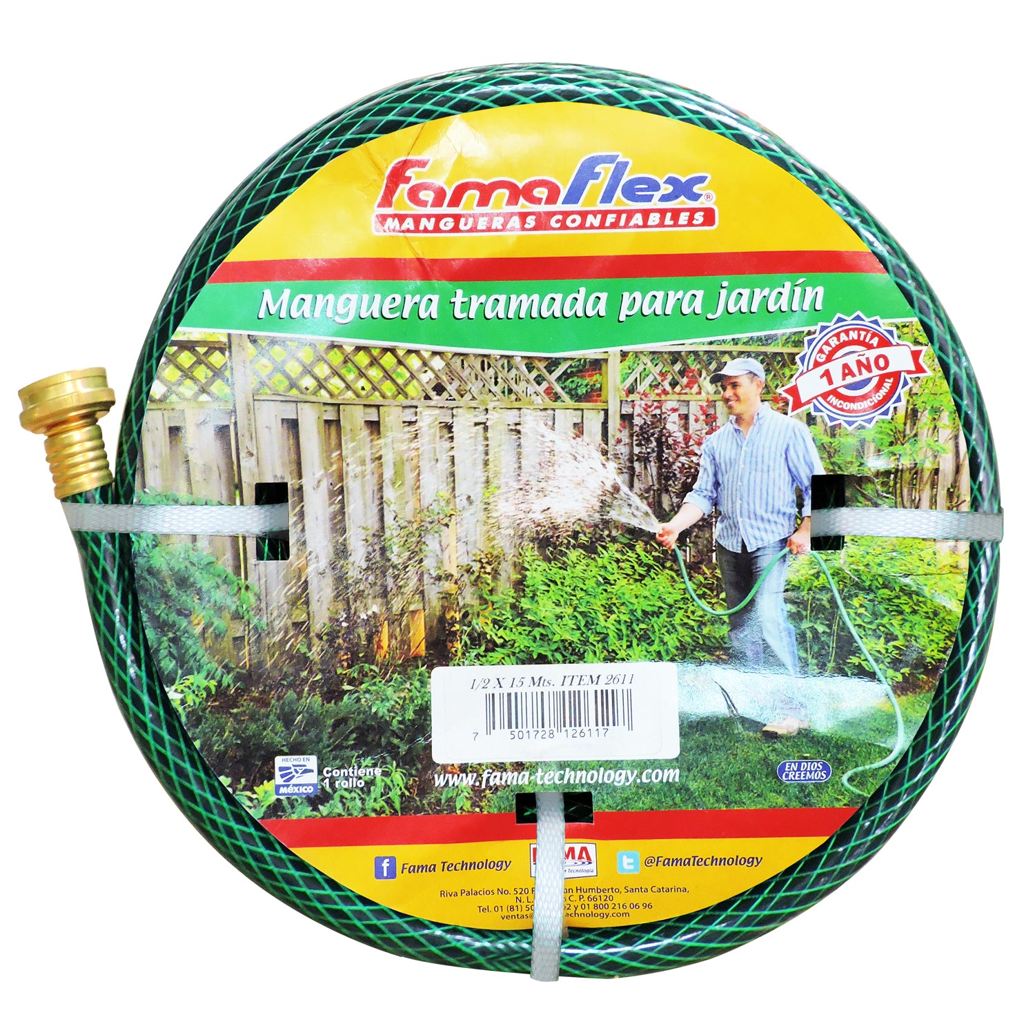 Manguera Jardín Armada 1/2