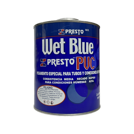 Pegamento Para PVC 946 ml WET BLUE PRESTO 9601