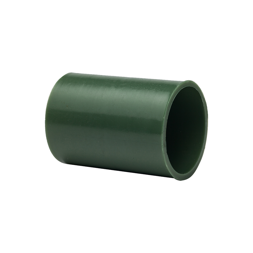 Cople de pvc conduit verde ligero 1
