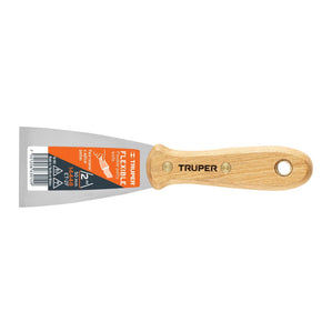 Espátula flexible mango de madera 2" Truper ET-2F 14448