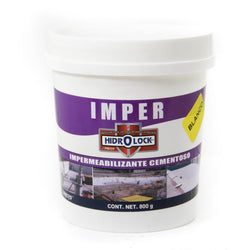 Impermeabilizante Cementoso HyDROLOCK Blanco 800 Gms 0876 PRESTO