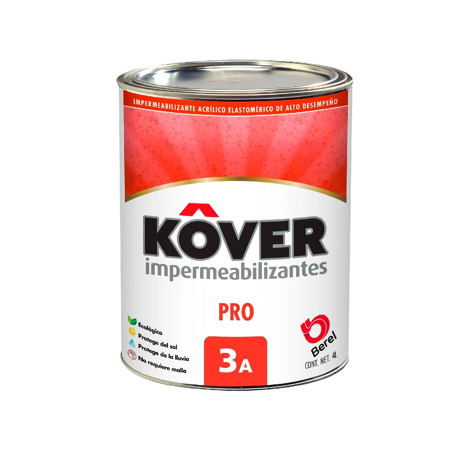 Impermeabilizante Pro 3 Años 4 L 2823 KOVER