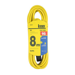 Extensión Eléctrica Uso Rudo 8 Mts KEER 2439