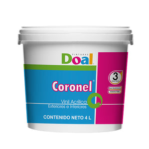 Vinilica-Acrilica Rosa Cacatua 4 Litros 247 CORONEL DOAL