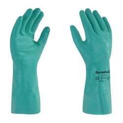 GUANTE VERDE SOLVEX DE NITRILO # 9 ESPOMEGA  (67-175-9)