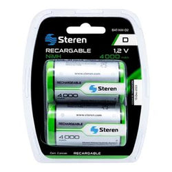 PILA RECARGABLE D BLISTER CON 2 PZS. (BAT-NM-D2)