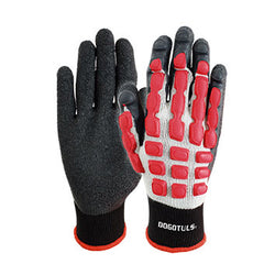GUANTE ANTI IMPACTO CON LATEX NEGRO DOGO  (HW3051)