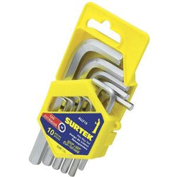 Llaves Allen Juego 10 Pzas Tipo  L  Std En Rack  SURTEK (ALLF10)