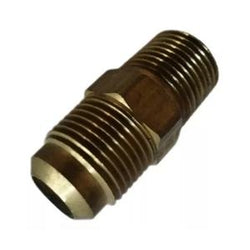 NIPLE TERMINAL BRONCE  FLER (D) 5/8"  X 1/2"  N.P.T.