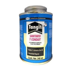 PEGAMENTO PVC CLARO EN BOTE AZUL 8 OZ 240 ML TANGIT 2869954