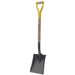 Pala Cuadrada Industrial Mango De Madera Puño "Y" Metalico SURTEK (130621) PVL