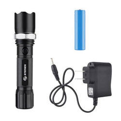 LINTERNA SETERN LED ALUMINIO RES AL AGUA RECARGABLE (LAM-233)