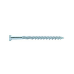 TORNILLO HEX GALV.  3/8"  X  5" SIN TCA. POR CIENTO