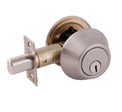 CERROJO ALTA SEGURIDAD LLAVE-LLAVE ACERO INOXIDABLE 100 MM DEXTER (6337)