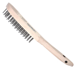 CEPILLO C/MANGO MADERA ACERO INOX  4HILERAS X 16HILERAS  P/SOLD. KREATOR  TENAZIT  (970)