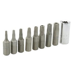 Juego Puntas Torx Antirobo  9 Pzas SURTEK (PFT9)