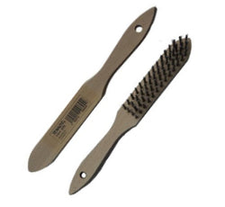 CEPILLO P/SOLDADOR C/MANGO MADERA ACERO 4HILERAS X 16HILERAS  KREATOR TENAZIT (976)