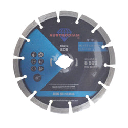 DISCO SEGMENTADO AZUL PLATA  7" X 0.10" X 7/8" AUSTRODIAM (806)