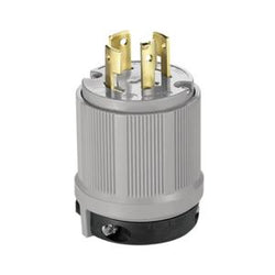 CLAVIJA LEVITON 7411-C 4 PATAS 20 AMP 120 V - 208 V NYLON COLGANTE