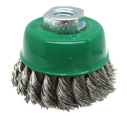 CEPILLO COPA TRENZADO ACERO INOX  3" X 0.014" MULTIROSCA  MAGMA TENAZIT (967)
