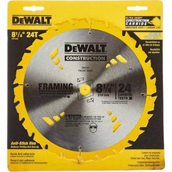 SIERRA CIRCULAR 8 1/4" X 24 DIENTES DEWALT (DW3182)