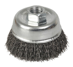 Cepillo Copa Ondulado  3"  X  5/8-11" SURTEK (123228/C500)