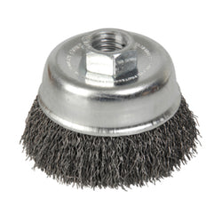 Cepillo Copa Ondulado  4"  X  5/8-11" SURTEK (123230/C502)