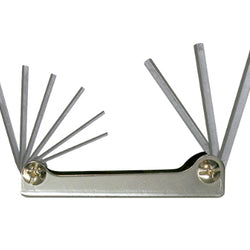 Llaves Allen Juego 9 Pzas Tipo Navaja Std Metalica  SURTEK (ALLFN9)