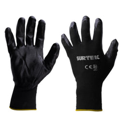 Guantes Nylon Palma Nitrilo  Mediano SURTEK (137404/GNNM)