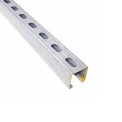 RIEL UNICANAL  4"  X  4" PERFORADO ROJO ANCLO (UOR 4X4)