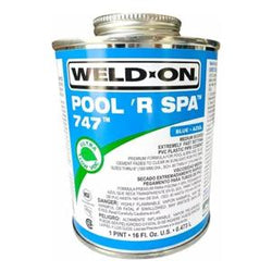 PEGAMENTO PVC 747 1/2 LTO SECADO EXTRA RAPIDO/HUMEDAD AZUL A CLARO WELD-ON (74712L)