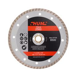 DISCO TURBO 7" X 0.095" X 7/8" HUM AUSTRODIAM  (2560)