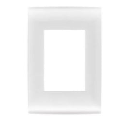 TAPA LEVITON  3 SALIDAS BLANCA PLA03-BLA