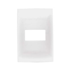 TAPA LEVITON 1 SALIDAS BLANCA PLA01-BLA