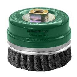 CEPILLO COPA TRENZADO ACERO  4" X 0.014" MULTIROSCA  MAGMA TENAZIT (1568)
