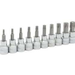 Juego de 10 Dados Ent 1/4" Hexagonales Metricos  SURTEK (F5100T)