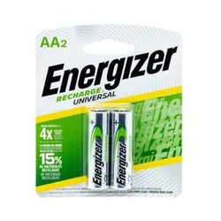 PILA ALCALINA RECARGABLE AA  BLISTER  2 PZAS ENERGIZER  (NH15BP-2)