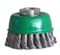 CEPILLO COPA TRENZADO ACERO INOX  3" X 0.020" MULTIROSCA  MAGMA TENAZIT (1567)