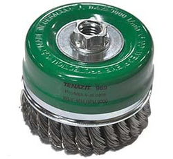 CEPILLO COPA TRENZADO ACERO INOX  4" X 0.020" MULTIROSCA  MAGMA TENAZIT (969)