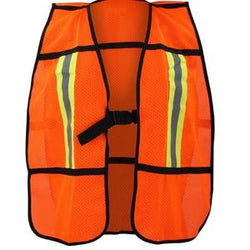 Chaleco Naranja C/Reflejante Correas Ajustables SURTEK (137376)
