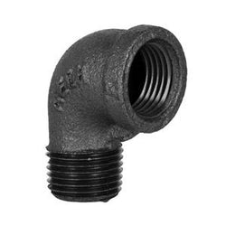 CODO NEGRO NIPLE  3/4"