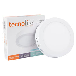 Lámpara LED de Plafon 12 W, 6 500 K, (12PTLLEDR65MVB) Tecnolite